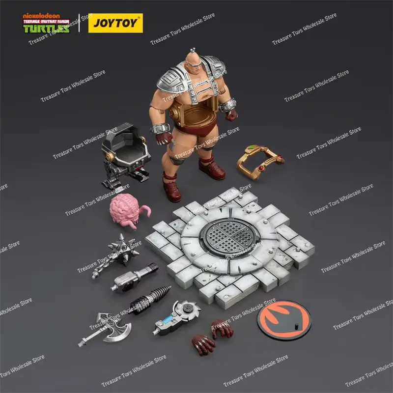 In Stock JOYTOY 1/18 TMNT Figure JT00881 JT01000 JT01017 Krang Slash Tokka Anime Action Figures Figurines Models Toys Gifts