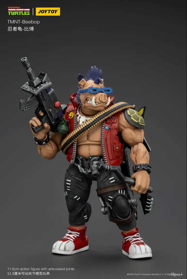 In Stock Original JOYTOY TMNT-Rocksteady Beebop 2pcs1/18 Action Figures Animation Models Toys Gifts Collection Ornaments