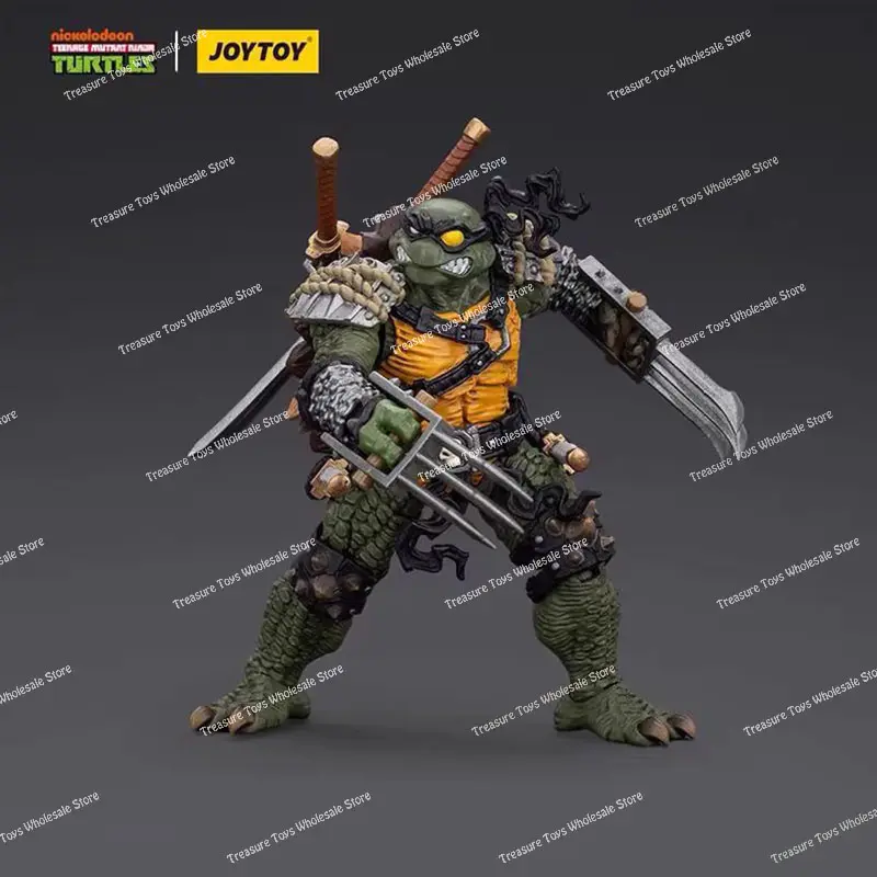In Stock JOYTOY 1/18 TMNT Figure JT00881 JT01000 JT01017 Krang Slash Tokka Anime Action Figures Figurines Models Toys Gifts