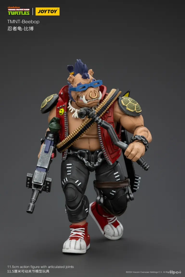 In Stock Original JOYTOY TMNT-Rocksteady Beebop 2pcs1/18 Action Figures Animation Models Toys Gifts Collection Ornaments