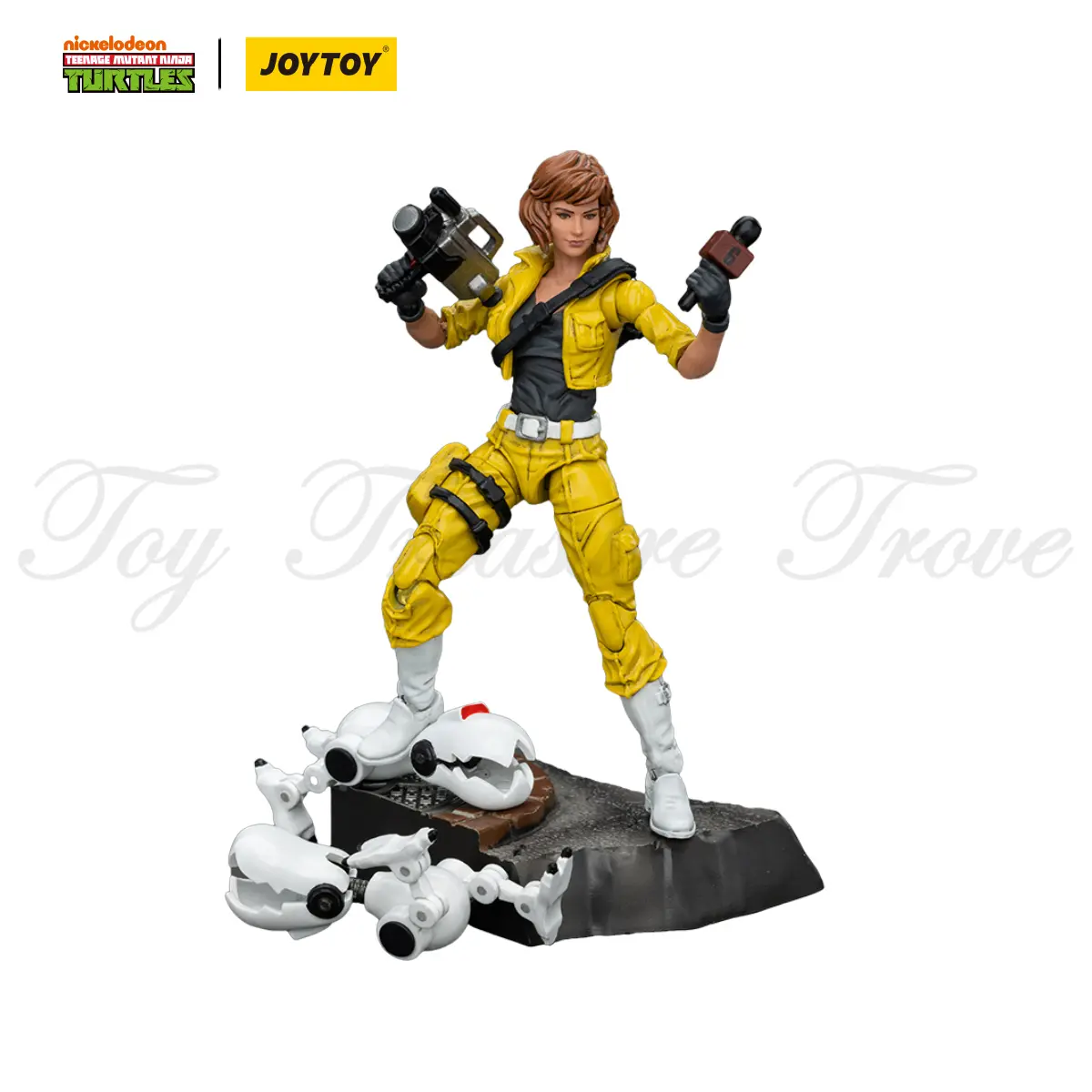 [IN STOCK] JOYTOY 1/18 Action Figures TMNT Splinter April O'Neil  Anime Figures Model Toy