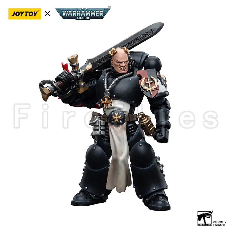 1/18 JOYTOY Action Figure 40K Black Templar Figures And Mecha Anime Collection Model Toy