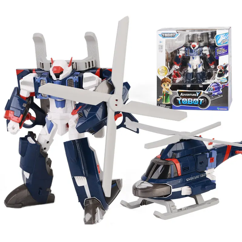 Big!!! ABS Tobot Transformation Robot Toys Korea Cartoon Brothers Anime Tobot Deformation Car Airplane Toys for Child Gift