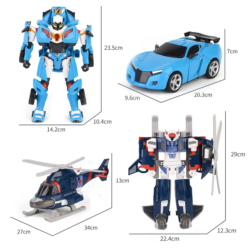 Big!!! ABS Tobot Transformation Robot Toys Korea Cartoon Brothers Anime Tobot Deformation Car Airplane Toys for Child Gift
