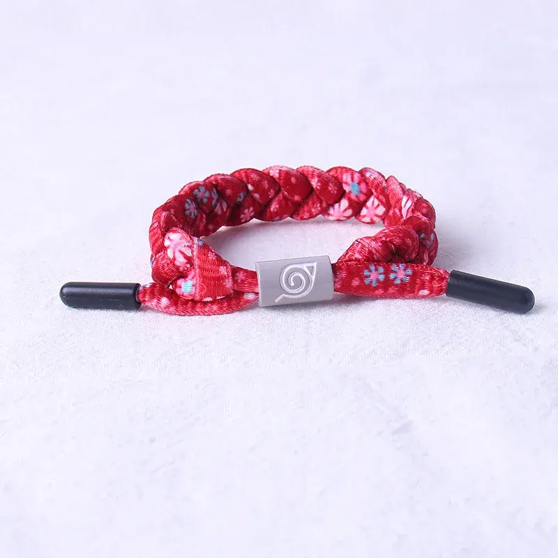 Naruto Anime Bracelet Lovers Couple Rope Cosplay Wristband for Men Women Adjustable Rope Kakashi Sasuke Hyuga Hinata Itachi Toys