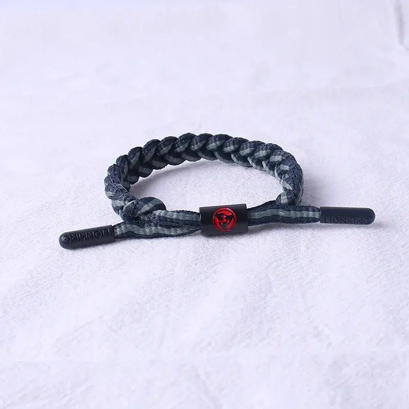Naruto Anime Bracelet Lovers Couple Rope Cosplay Wristband for Men Women Adjustable Rope Kakashi Sasuke Hyuga Hinata Itachi Toys