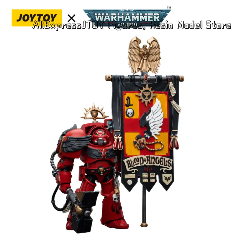 [IN STOCK] JOYTOY 40K 1/18 Action Figures (6PCS/SET) Blood Angels Assault Terminators Game Anime Military Model