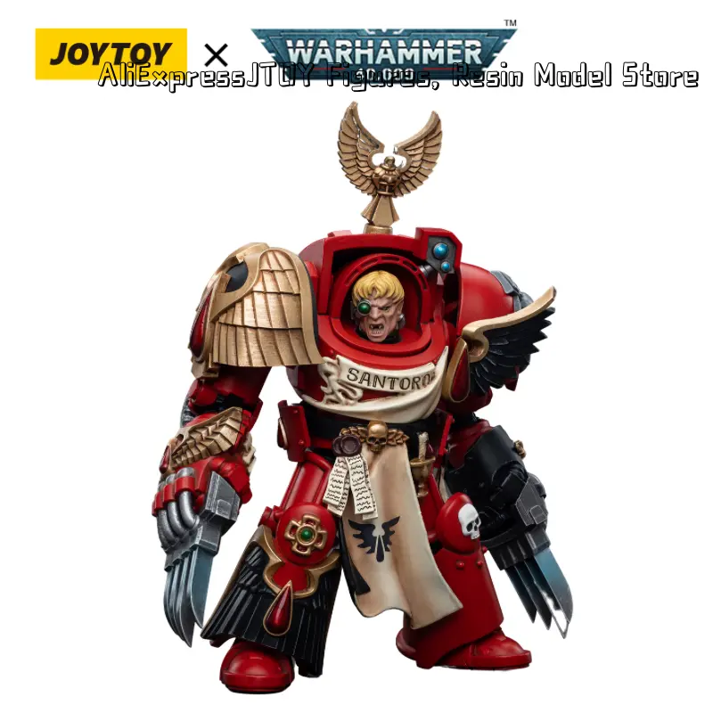[IN STOCK] JOYTOY 40K 1/18 Action Figures (6PCS/SET) Blood Angels Assault Terminators Game Anime Military Model