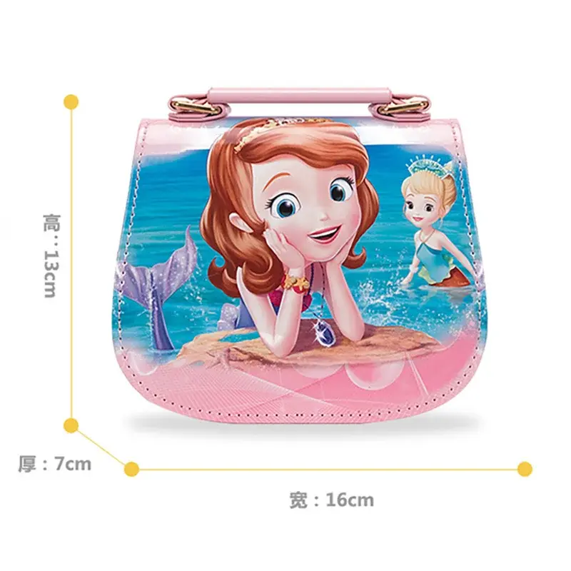 Disney Frozen 2 Elsa Anna  Princess Children's Toys Shoulder Bag Girl Sofia Princess Baby Handbag  Kid Fashion Shopping Bag Gift