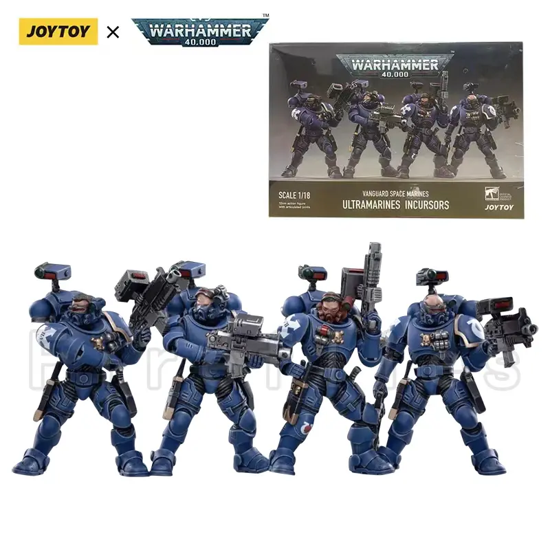 1/18 JOYTOY Action Figure (4PCS/SET) 40K Ultra Incursors Anime Collection Model Toy