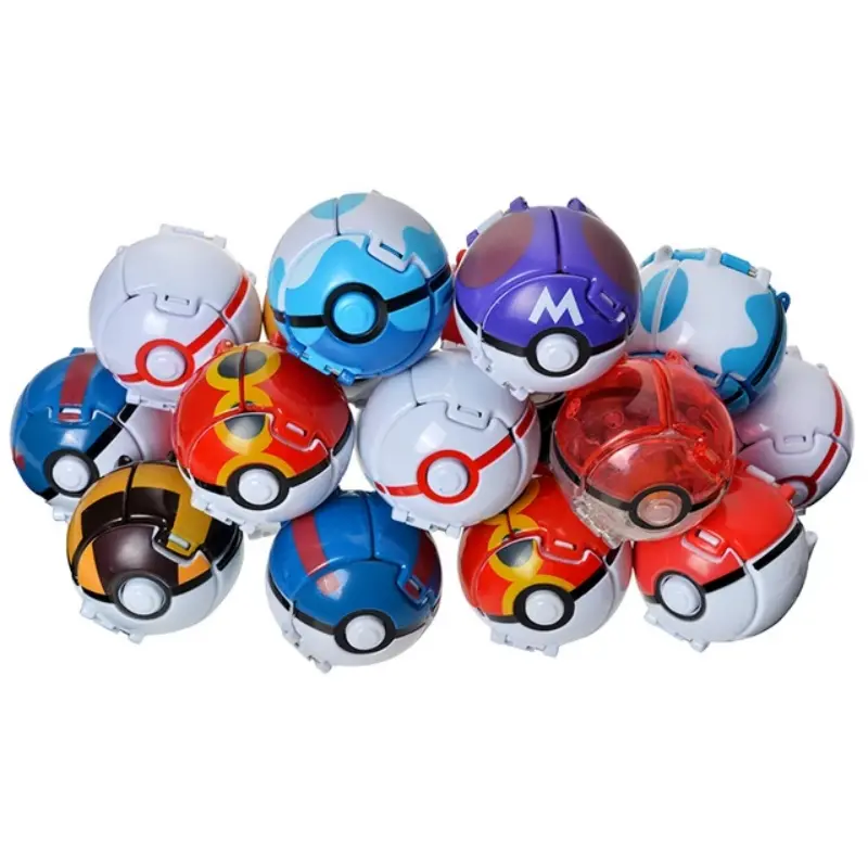 Pokemon Anime Elf Ball Pokeball Figure Cartoons Pikachu Charizard  Mewtwo Pocket Monster Pet  Action Anime Model Kid's Toy Gifts