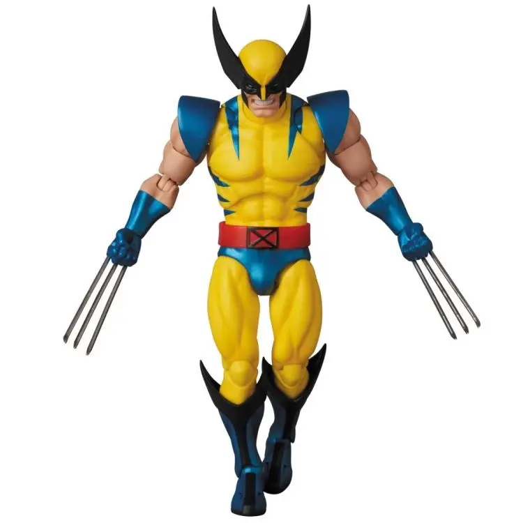 New CT Toys Mafex 096 Wolverine Figure Brown Comic X-Men Action Figure Mafex 138 Shf Anime Figurine Ko Model Toy Collection Gift