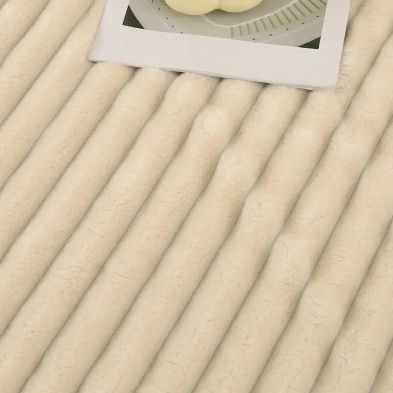 1pc Rabbit Plush Multifunctional Blanket High Weight Falei Fleece Milk Fleece Beibei Fleece Blanket
