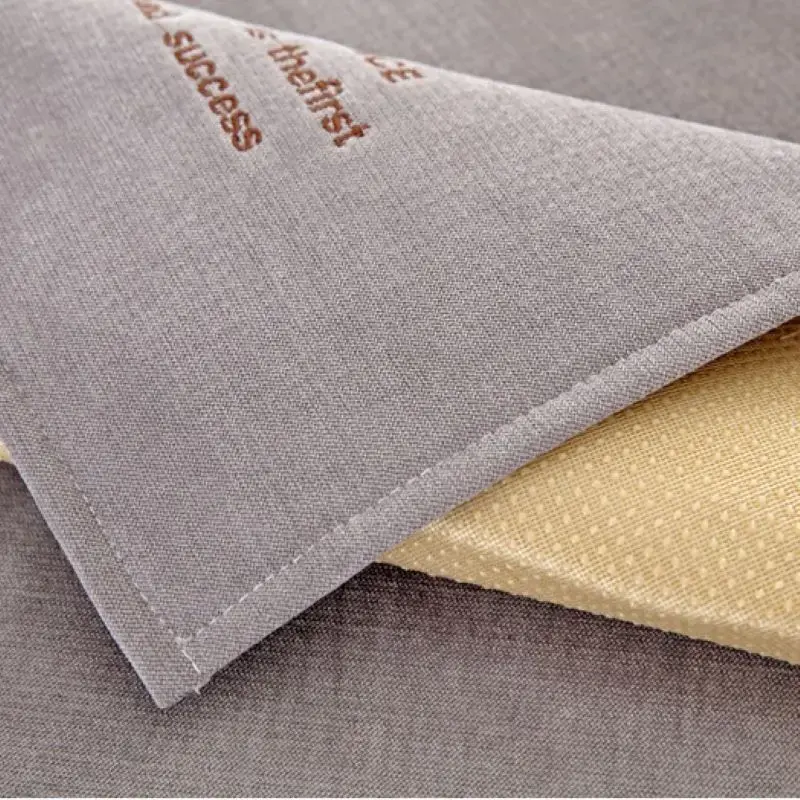 Blue Gray Solid Color Dog Pets Super Waterproof Sofa Cover Embroidery Sofa Towel Anti-slip Couch Covers for Living Room