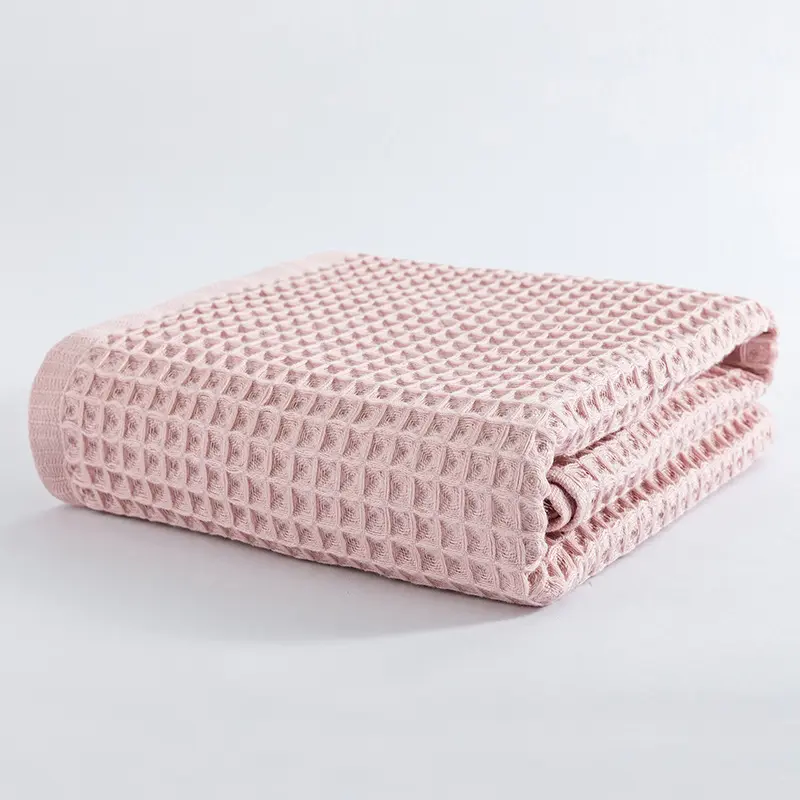 High Quality Pure Cotton Waffle Adult Bath Towel Super Soft Quick Dry Sport Travel Towel Comfortable Touch Towels Bathroom