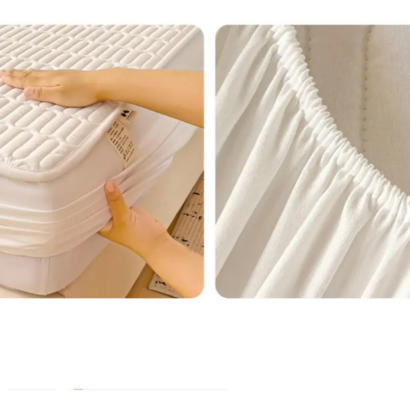 1pc Class A padded waterproof mattress  non-slip and dust-proof bedspread protective cover  large size optional