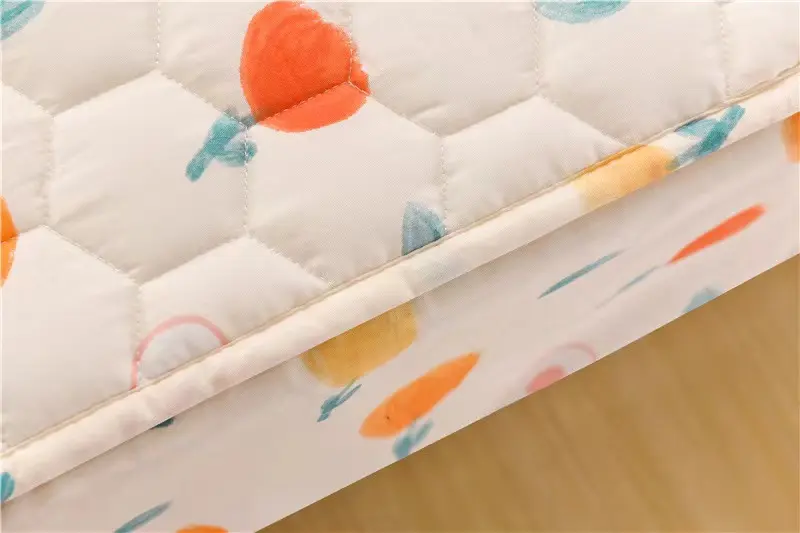 High Quality 100% Cotton Quilted Mattress Cover Super Waterproof Anti-mite Mattress Protector Pad Cover Not Including Pillowcase