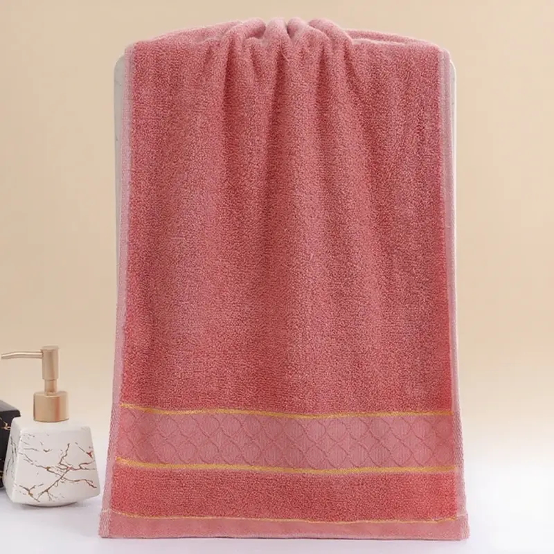 3pcs set 100% Cotton Super Soft Face Towel Hotel Skin-friendly Towels Pure Cotton Good Absorbent Towels for Bathroom