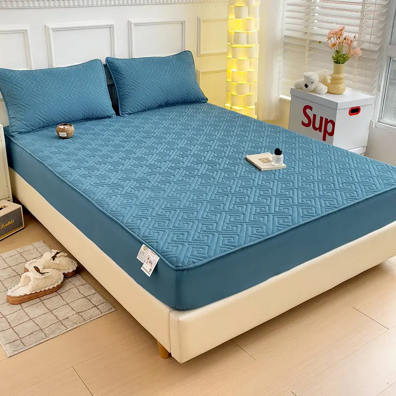 Class A padded mattress cover Antibacterial and skin-friendly Simmons mattress thickened protective cover Dirty and dustproof