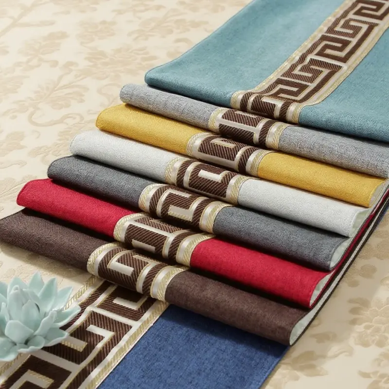 Table Runner for Tea Ceremony, Light Luxury Table Linen Cloth Ideal for Tea Party, Coffee Table and Living Room TV Cabinet Décor