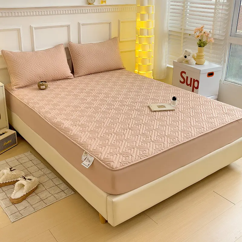 Class A padded mattress cover Antibacterial and skin-friendly Simmons mattress thickened protective cover Dirty and dustproof