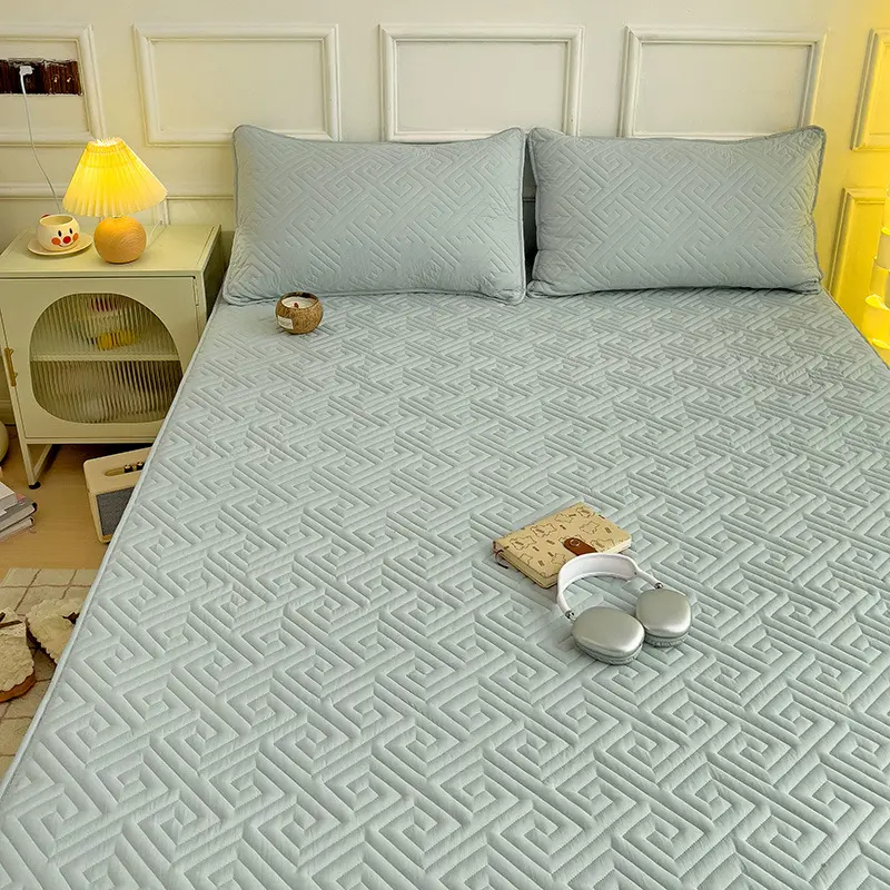 Class A padded mattress cover Antibacterial and skin-friendly Simmons mattress thickened protective cover Dirty and dustproof