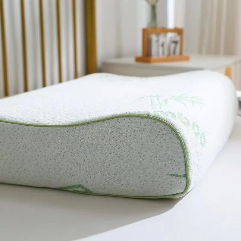 Natural Latex Neck Pillow Pressure Relief Pillow Adult/Child Health Sleep Pillow Cervical Sleeping Pillow