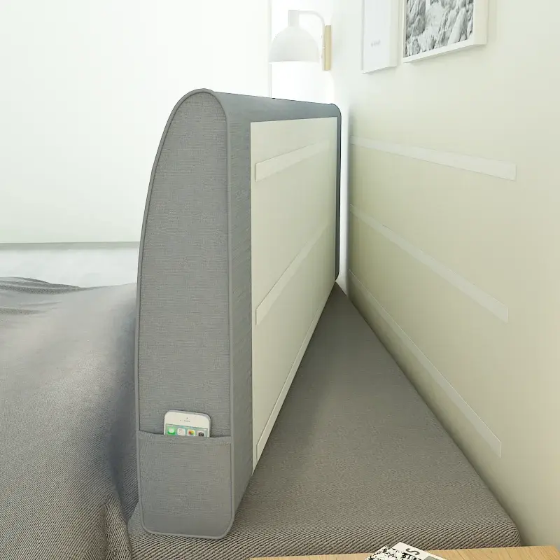 Soft Headboard Pillow Bedside Back Sponge Cushion King Queen Size Headboard Cushion Stick to Wall