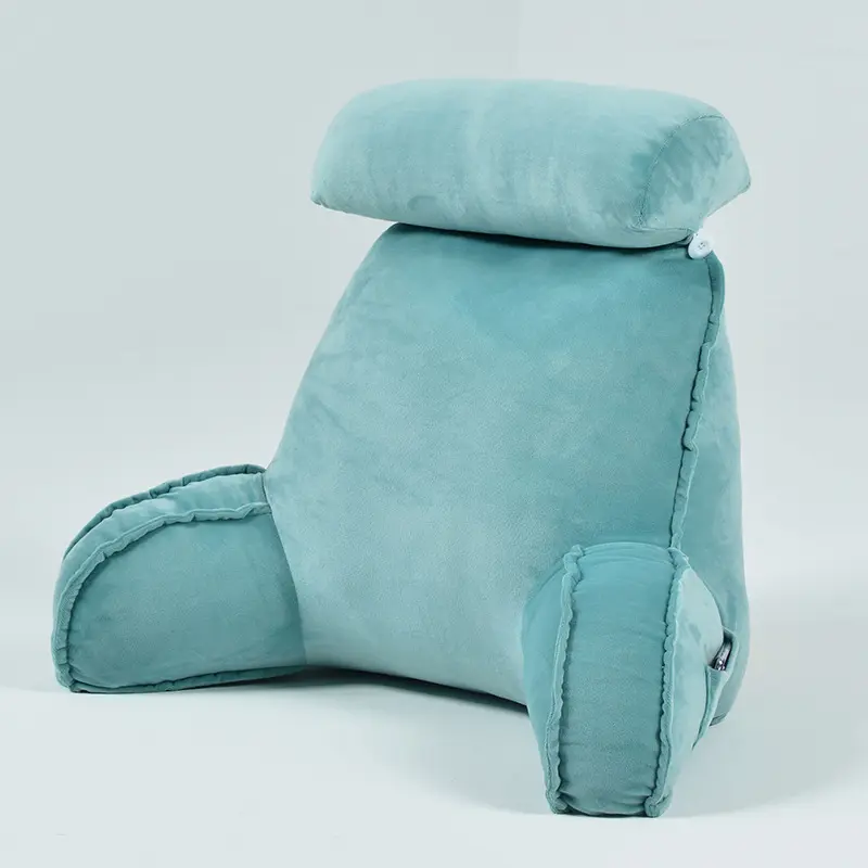 Removable bedside cushion, office waist pillow, PP cotton back with armrest reading pillow