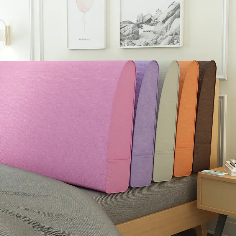 Soft Headboard Pillow Bedside Back Sponge Cushion King Queen Size Headboard Cushion Stick to Wall
