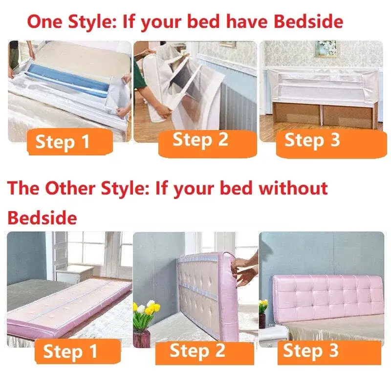 Fashion High Resilient Sponge Filler Headboard Pillow King Queen Size Removable Velvet Bed Head Cover Bedside Headboard Cushion
