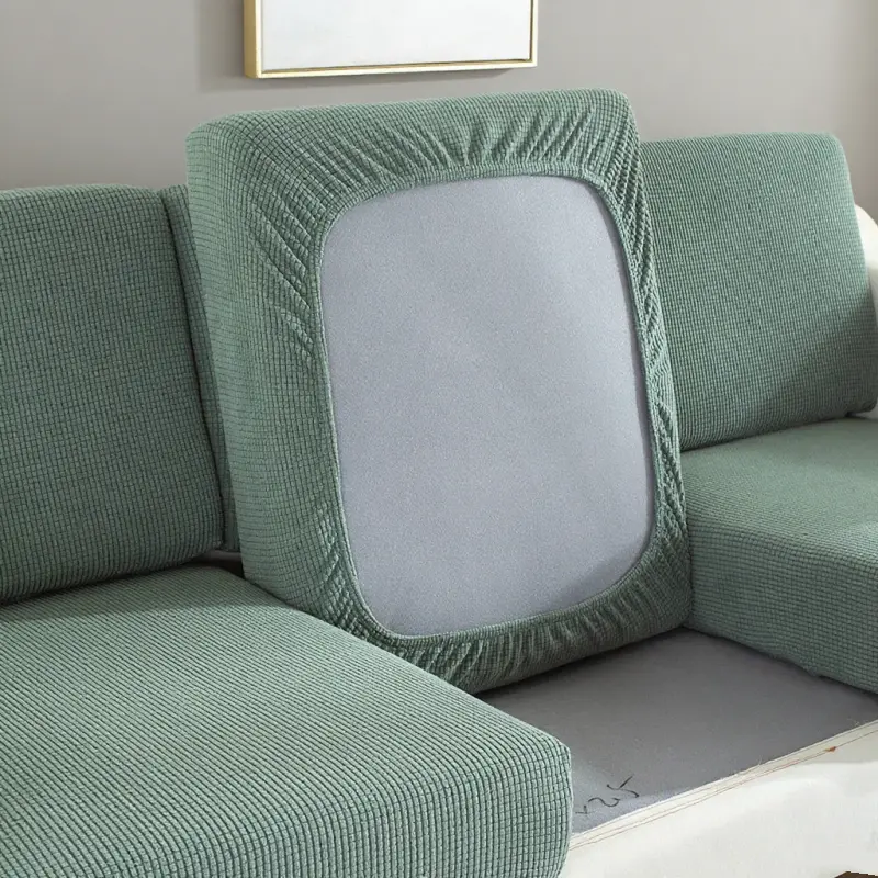 Good Quality Soft Polar Fleece Cushion Cover Four Season Universal Elastic All-inclusive Sofa Cover Seat Cushion Cover