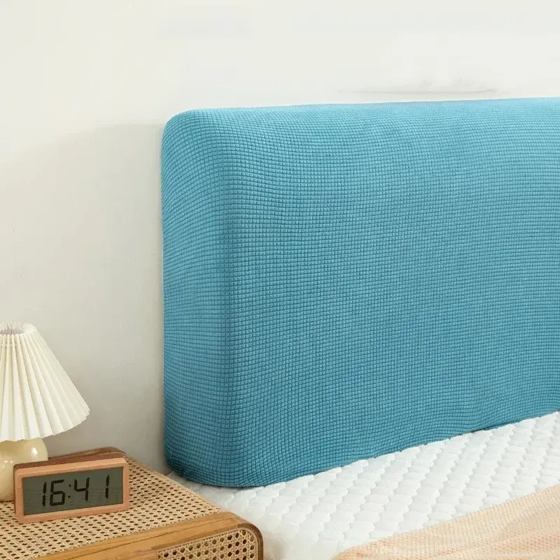 1pcs Headboard Cover All-Inclusive Design Solid Color Elastic Protection Headboard Protection Cover for Single Double King