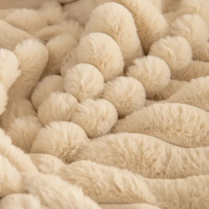 Luxury Winter Warm Thick Rabbit Plush Sofa Towel Soft Short Plush Sofa Cover 3 Seater Couch Cover Furniture Protector Cover
