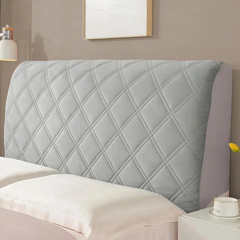 1pc Thickened bed head cover simple dustproof soft bag bed head back cover large size optional easy to install
