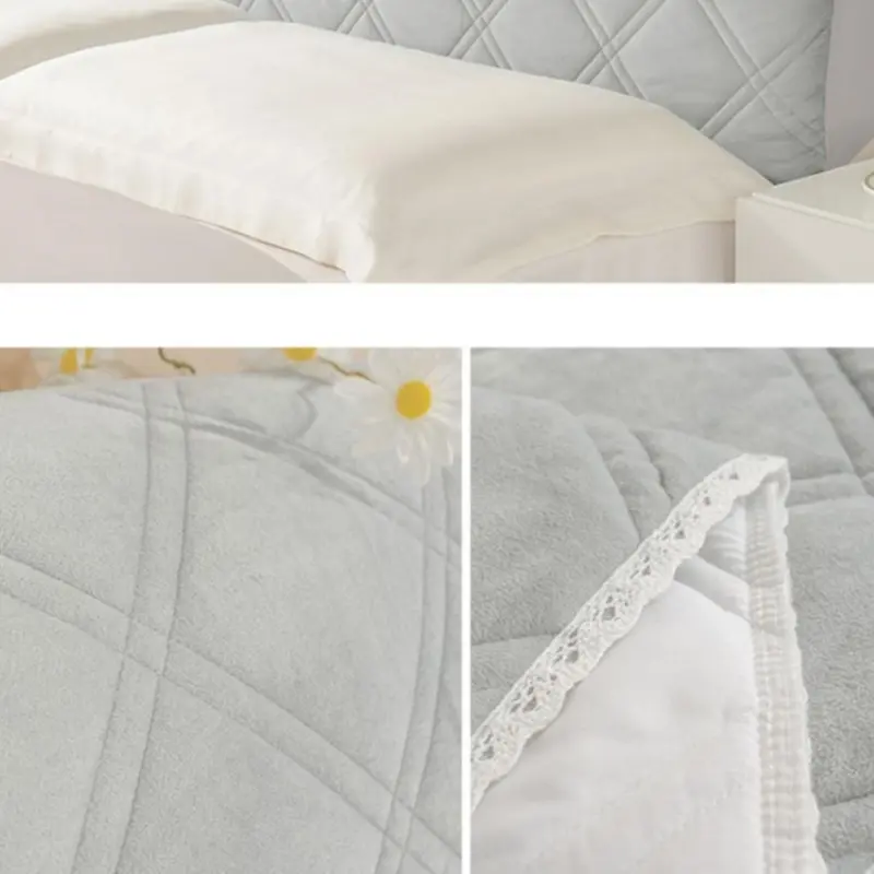 1pc Thickened bed head cover simple dustproof soft bag bed head back cover large size optional easy to install