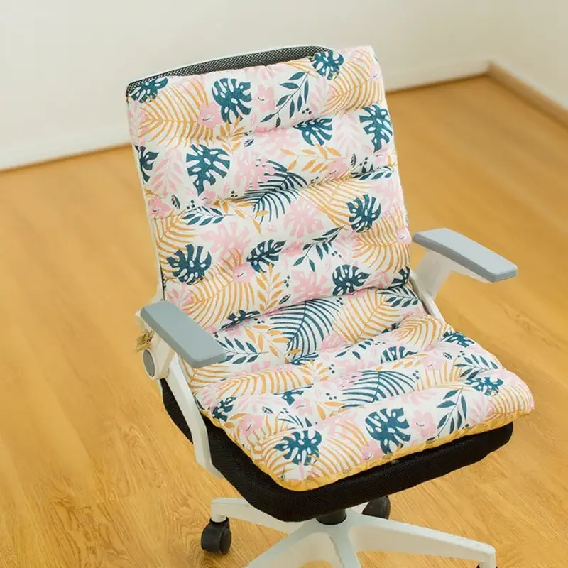 Thicken Soft Back Waist Pillow Cotton Linen Office Seat Cushion Student Chair Pad All-season Universal Follow Pillow