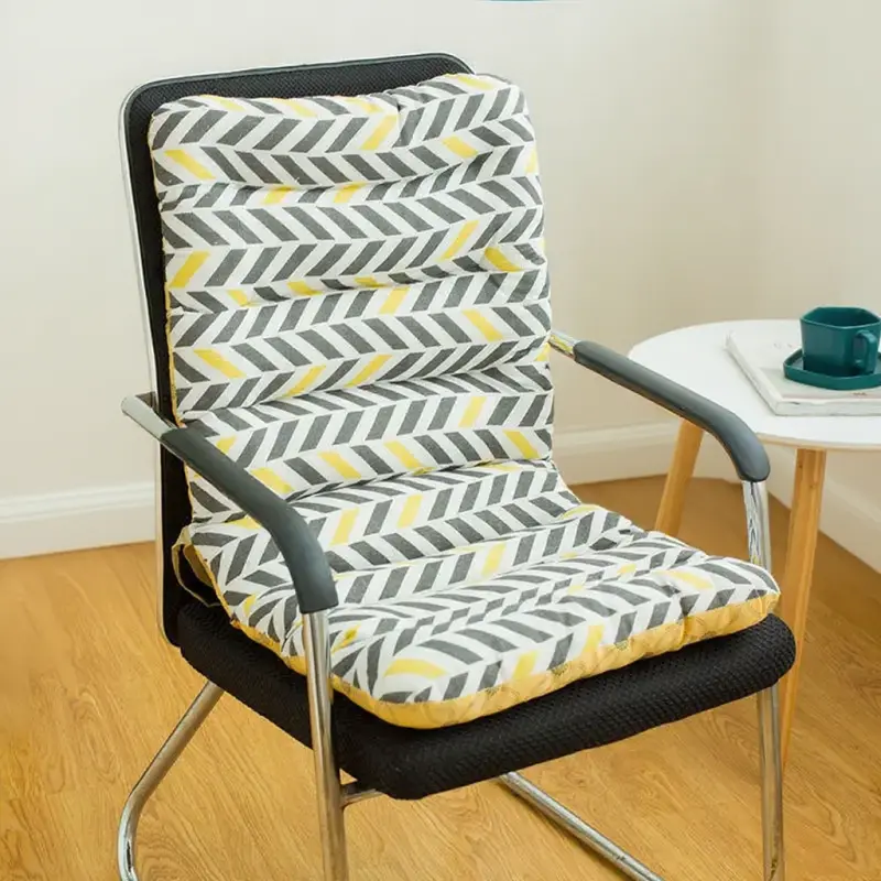 Thicken Soft Back Waist Pillow Cotton Linen Office Seat Cushion Student Chair Pad All-season Universal Follow Pillow