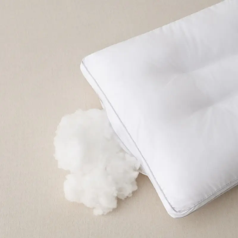 Long-staple cotton cotton pillow core 0 formaldehyde non-fluorescent agent heat transfer feather velvet pure cotton pillow core