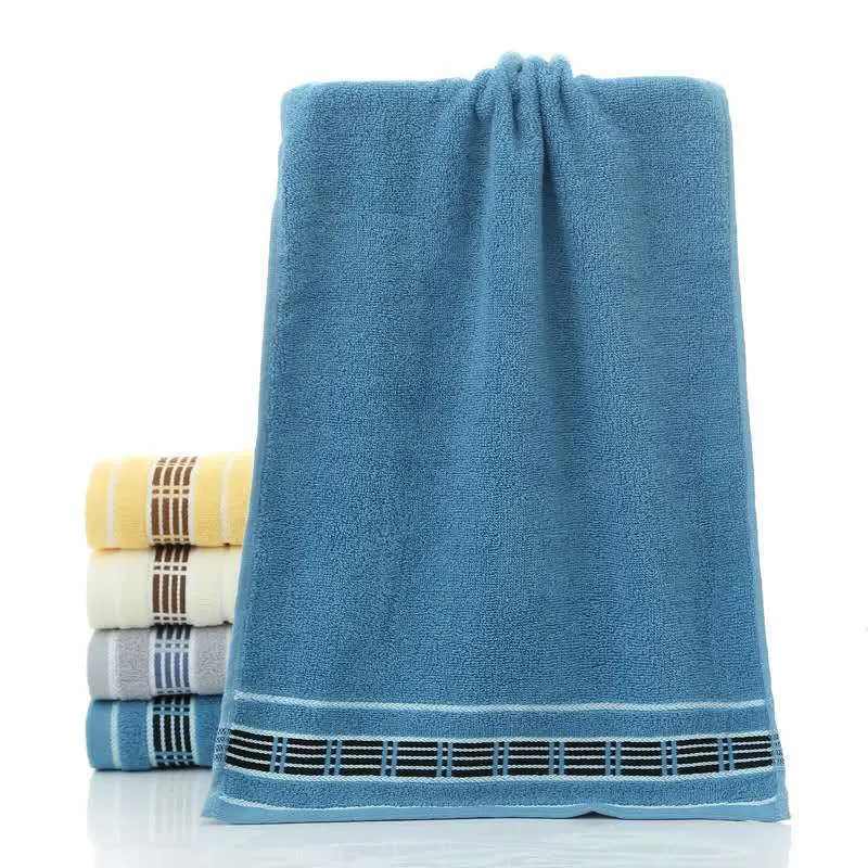 3pcs 33x73cm Towel 100% Cotton 14s Soft Thicken Face Towel Adult Absorbent Towel for Bathroom Home Daily Embroidery Hair Towels