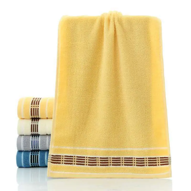 3pcs 33x73cm Towel 100% Cotton 14s Soft Thicken Face Towel Adult Absorbent Towel for Bathroom Home Daily Embroidery Hair Towels