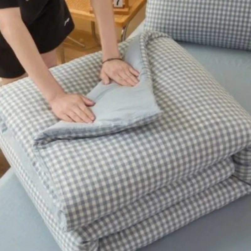1pc Skin-friendly washed quilt removable and washable quilt core weight size optional summer and winter universal