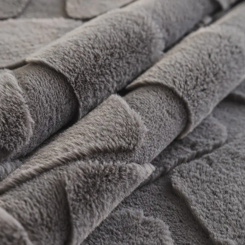 Square Sofa Cushion Plush Non-Slip Cover Cloth Set with Backrest Towel for Autumn and Winter, Sofa Cushion Slipcover