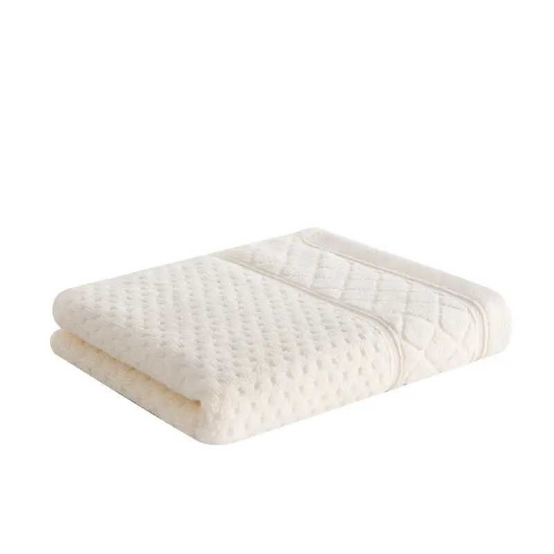 3Pcs 32x72cm towel 100% pure cotton solid color super soft honeycomb adult cotton towel hotel home style