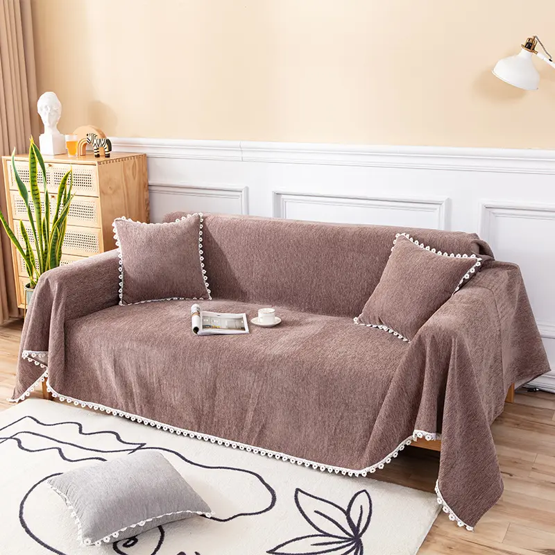 Ins Sofa Cover Full Set Four Seasons Universal Sofa Mat Anti Cat Scratch Four Seasons Universal  1pc