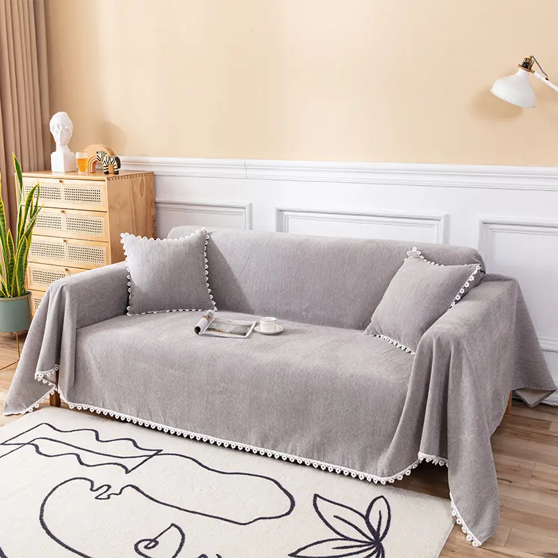 Ins Sofa Cover Full Set Four Seasons Universal Sofa Mat Anti Cat Scratch Four Seasons Universal  1pc