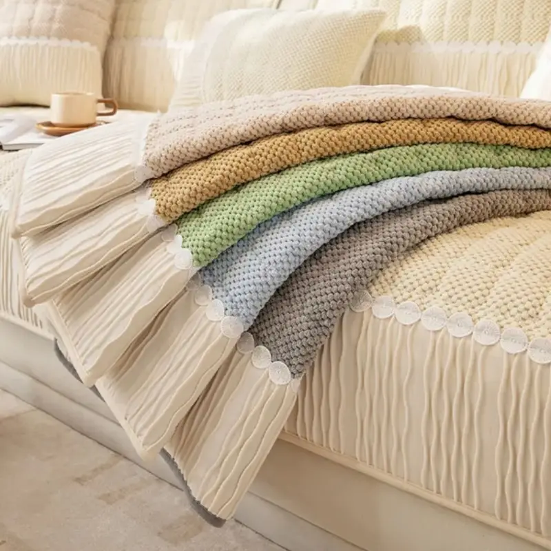Soft and Cozy Sofa Cover That Is Stain-Resistant Non-Slip Pet-Friendly Perfect for Home Decor and Protecting Furniture