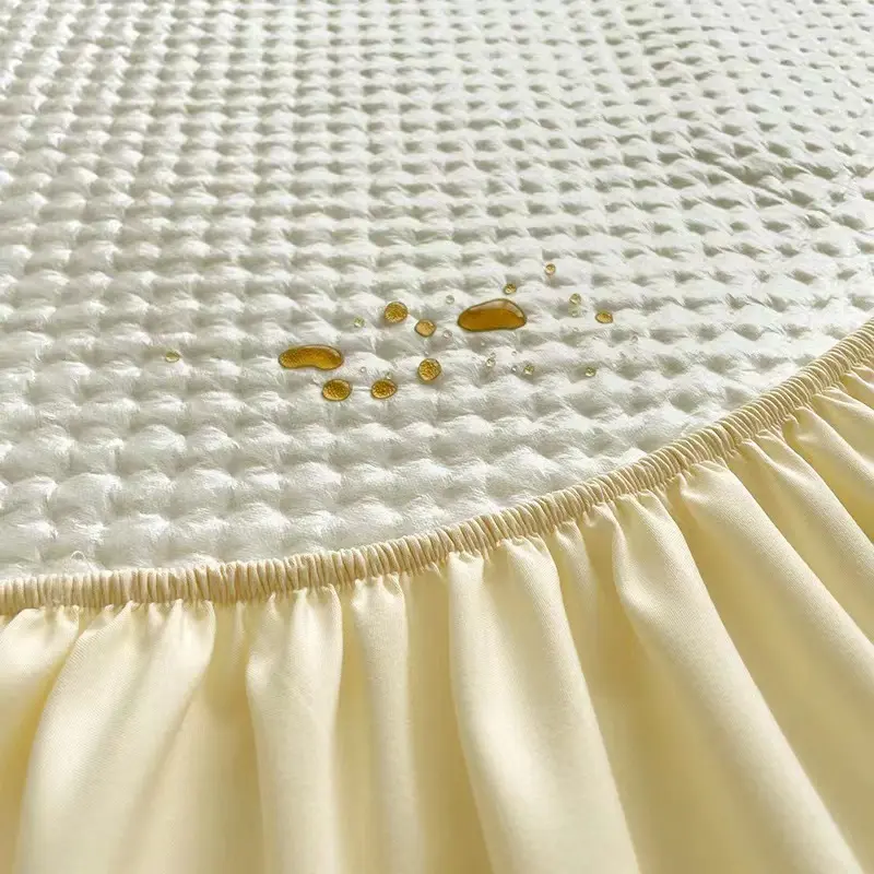 Waterproof Quilted All-inclusive Mattress Cover Good Quality Queen Size Soft Knitted Cotton Bed Cover Not Included Pillowcase