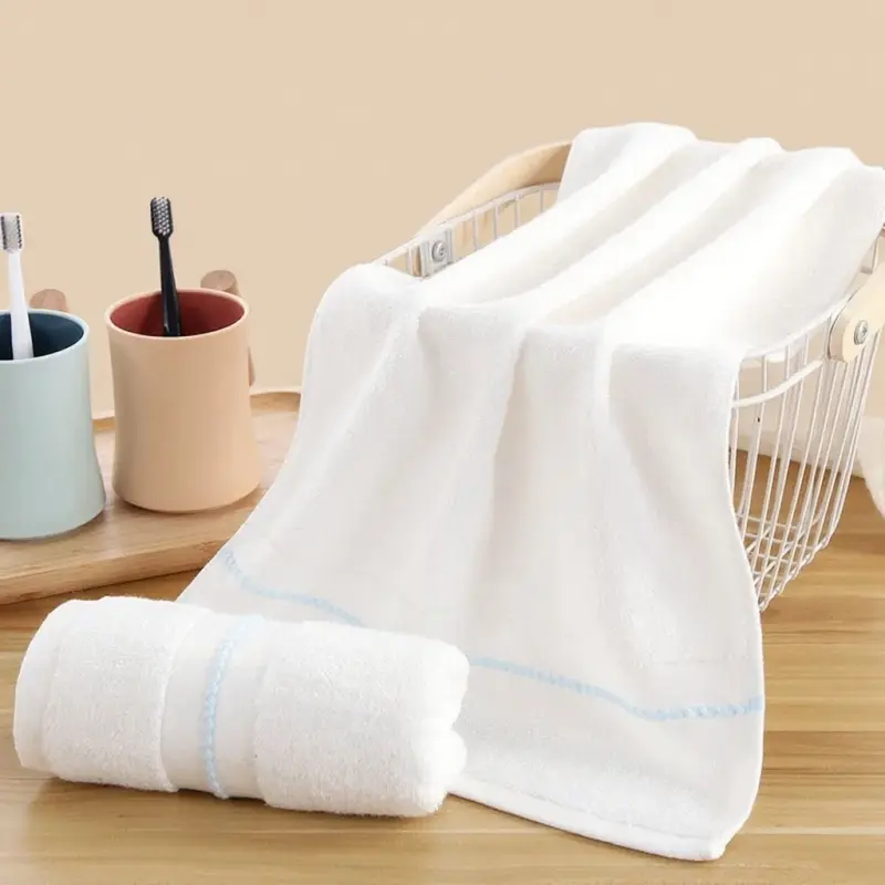 Bamboo Fiber Towel 130g Thickened Soft and Absorbent Adult Face Towel Highly Absorbent Bathroom Towels