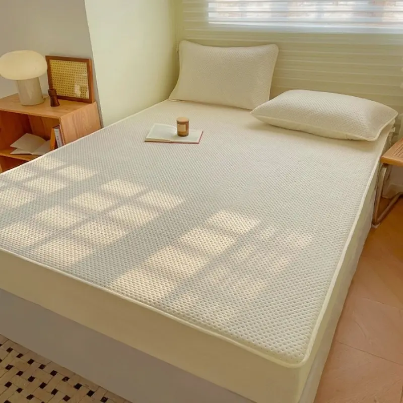 1Pcs Skin Class A Knitted Cotton Soybean Padded Cotton Soft and Breathable Sheet Multi Specifications Optional